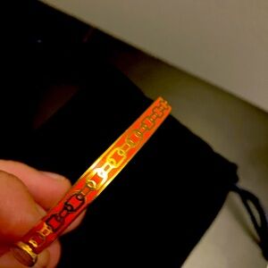 Halcyon Days.Skinny hinge bangle